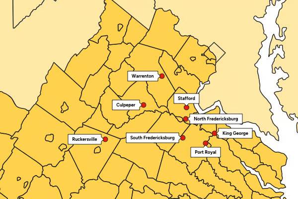 A map of Capitol Sheds locations - call to learn more about Capitol Sheds